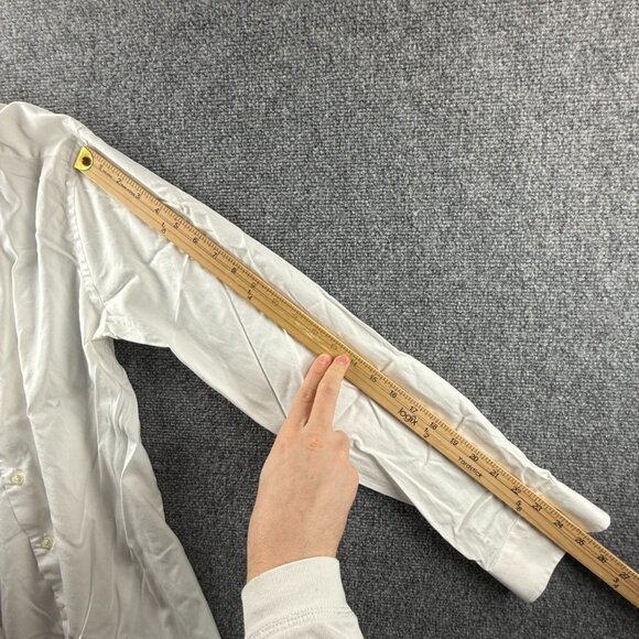 Eton White Romania Cotton Cutaway 15.5 Super Slim Signature Twill Mens Button Up - Picture 15 of 16